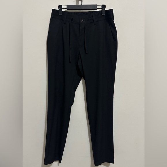 Zara Mens Casual Tapered Leg Trouser Pants With Drawstring & Elastic Waist Sz 32 - Picture 4 of 9